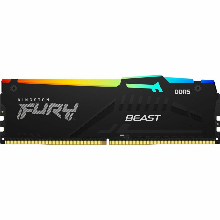 Kingston 64GB (4x16GB) DDR5 6000MT/s CL40 FURY Beast Black RGB XMP
