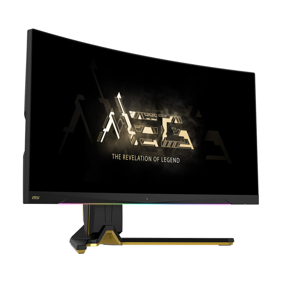 MSI MEG 342C QD-OLED 34" Class UW-QHD Curved Screen Gaming OLED Monitor - 21:9 - Black, Gold