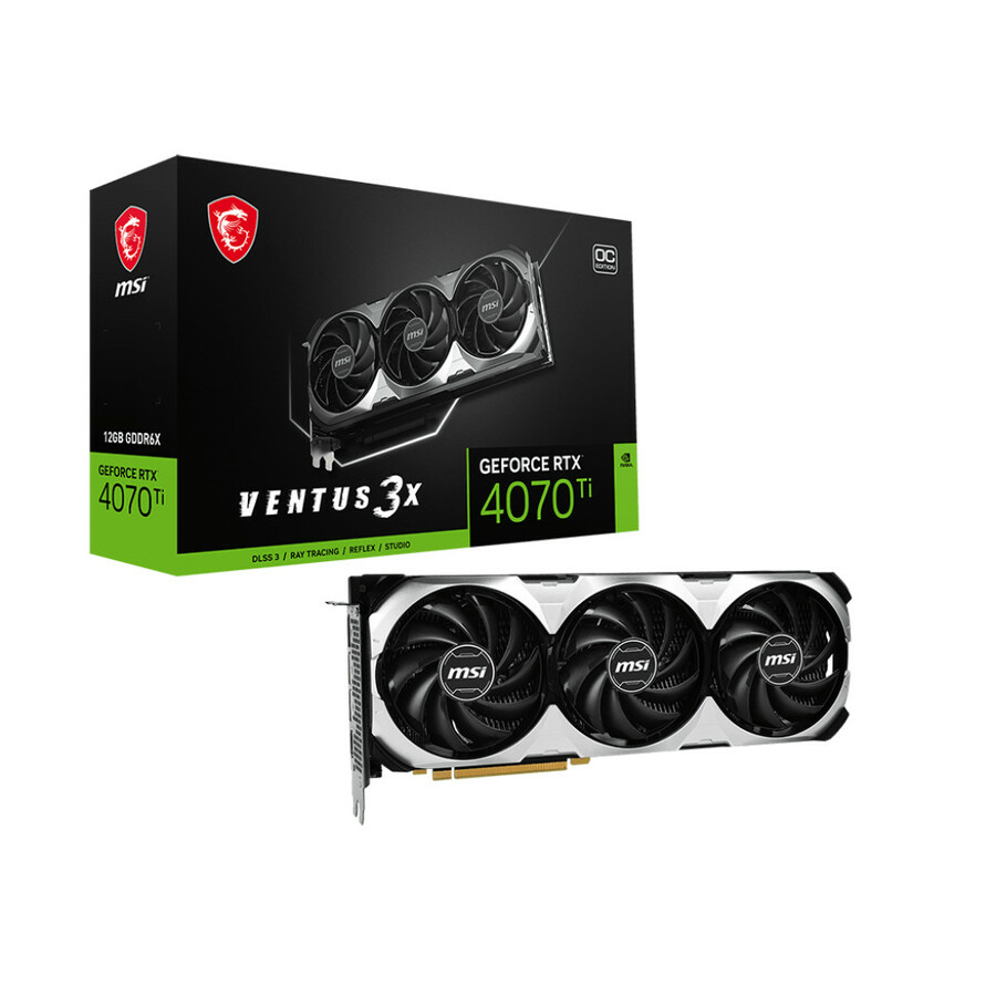 MSI NVIDIA GeForce RTX 4070 Ti Graphic Card - 12 GB GDDR6X