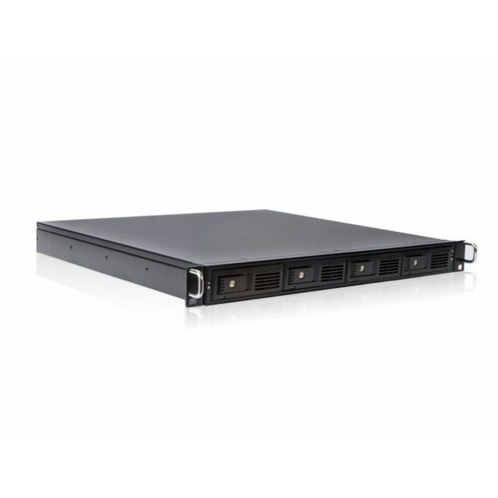 iStarUSA 1U 4-Bay Trayless Storage Server Rackmount Chassis 12Gb/s HDD SFF8643 Backplane