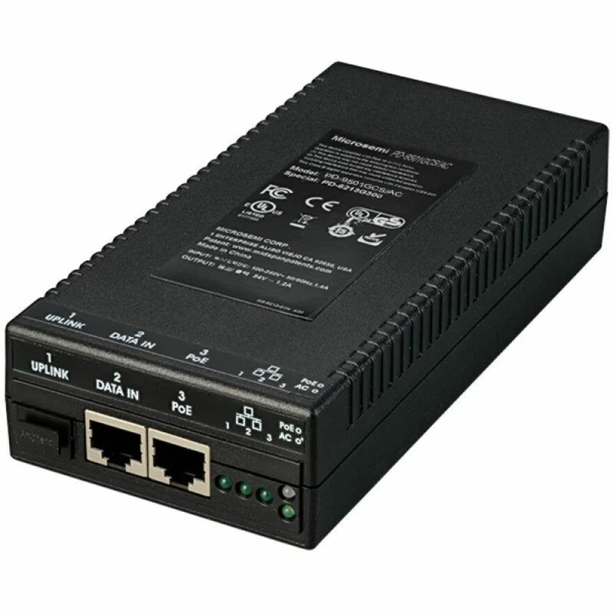 Microchip PD-9501GCS/AC Transceiver/Media Converter with power cord