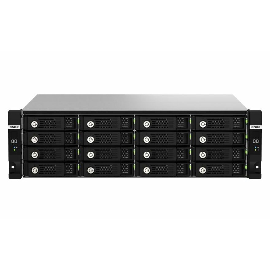 QNAP TL-R1620SDC Drive Enclosure 12Gb/s SAS, SATA/600 - Mini-SAS HD Host Interface - 3U Rack-mountable