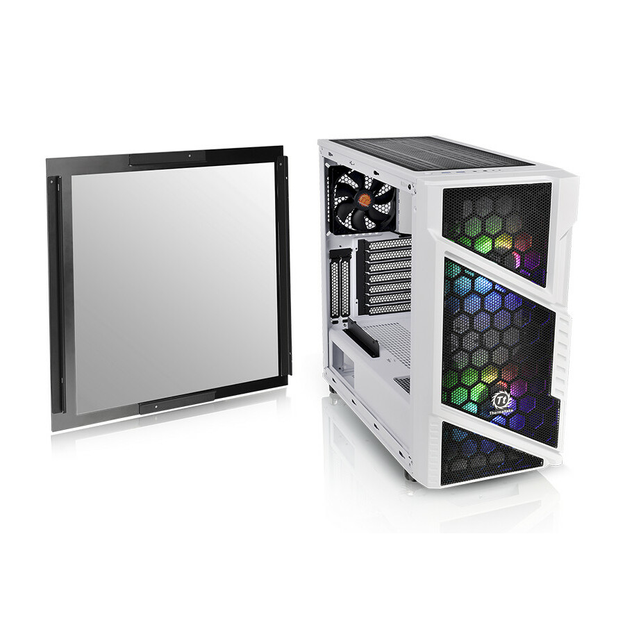 Thermaltake Commander C31 Snow Dual 200MM ARGB Fans Tempered Glass ATX Mid-Tower Chassis