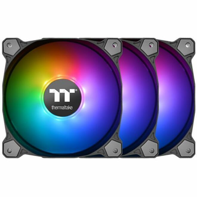 Thermaltake Pure 12 ARGB Sync Radiator Fan TT Premium Edition (3-Fan Pack) - 3 Pack
