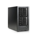 RAIDage JAGE6BT8HDBK-DE Drive Enclosure 12Gb/s SAS, SATA/600 - Mini-SAS HD Host Interface Tower - Black