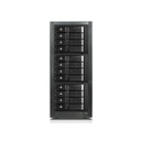 RAIDage JAGE9BT12MSBK-DE Drive Enclosure 12Gb/s SAS, SATA/600 - Mini-SAS HD Host Interface Tower - Black