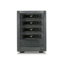 RAIDage JAGE5BT4-T7DE Drive Enclosure 12Gb/s SAS, SATA/600 - Mini-SAS HD Host Interface Tower - Black