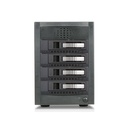 RAIDage JAGE5BT4HDSL-M1 Drive Enclosure 12Gb/s SAS, SATA/600 - Mini-SAS HD Host Interface Tower - Black, Silver