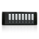 RAIDage JAGE480HDSL-DE Drive Enclosure 12Gb/s SAS, SATA/600 - Mini-SAS HD Host Interface - 4U Rack-mountable - Black, Silver