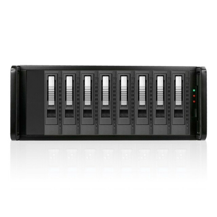 RAIDage JAGE480HDSL-M1 Drive Enclosure SAS-2, SATA/600 - Mini-SAS HD Host Interface - 4U Rack-mountable - Black, Silver