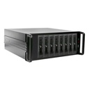 RAIDage JAGE480HD-T7DE Drive Enclosure 12Gb/s SAS, SATA/600 - Mini-SAS HD Host Interface - 4U Rack-mountable - Black