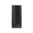 RAIDage JAGE9BT8HDBK-DE Drive Enclosure 12Gb/s SAS, SATA/600 - Mini-SAS HD Host Interface Tower - Black