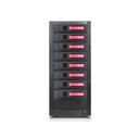 RAIDage JAGE9BT8HDRD-M1 Drive Enclosure 12Gb/s SAS, SATA/600 - Mini-SAS HD Host Interface Tower - Black, Red