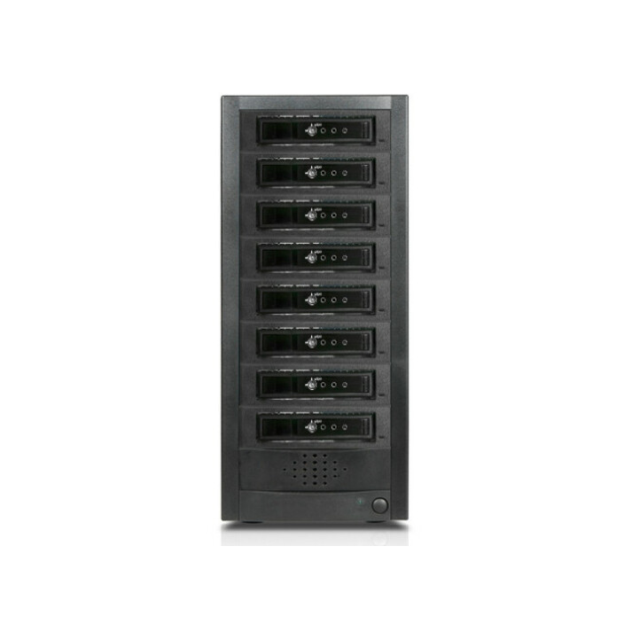 RAIDage JAGE9BT8HD-T7DE Drive Enclosure 12Gb/s SAS, SATA/600 - Mini-SAS HD Host Interface Tower - Black