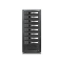 RAIDage JAGE9BT8HDSL-M1 Drive Enclosure 12Gb/s SAS, SATA/600 - Mini-SAS HD Host Interface Tower - Silver, Black