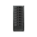 RAIDage JAGE9BT8HDBK-M1 Drive Enclosure 12Gb/s SAS, SATA/600 - Mini-SAS HD Host Interface Tower - Black