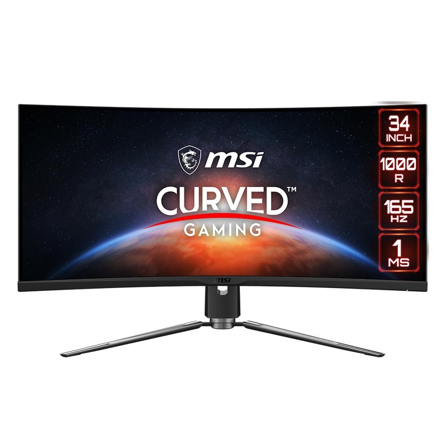 MSI Optix MPG ARTYMIS 343CQR 34 Inch Ultrawide 4K 1000R Curved Display Monitor with HDR400 21:9