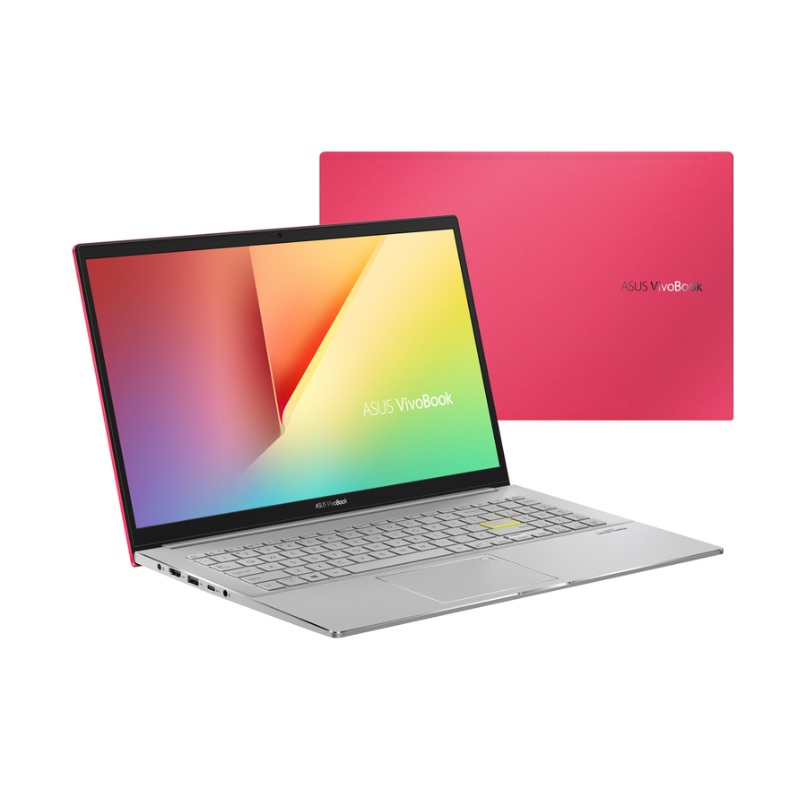 Asus VivoBook S15 S533 S533EA-DH51-RD 15.6" Notebook - Full HD - Intel Core i5 11th Gen i5-1135G7 - 8 GB - 512 GB SSD - Resolute Red, Transparent Silver