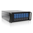 RAIDage JAGE480HDBL-DE Drive Enclosure 12Gb/s SAS, SATA/600 - Mini-SAS HD Host Interface - 4U Rack-mountable - Black, Blue