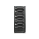 RAIDage JAGE9BT8HD-TG Drive Enclosure 12Gb/s SAS, SATA/600 - Mini-SAS HD Host Interface Tower - Black