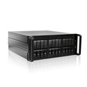 RAIDage JAGE412HDBK-DE Drive Enclosure 12Gb/s SAS, SATA/600 - Mini-SAS HD Host Interface - 4U Rack-mountable - Black