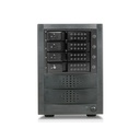 RAIDage JAGE5BT4HDBK-DE-P Drive Enclosure 12Gb/s SAS, SATA/600 - Mini-SAS HD Host Interface Tower - Black