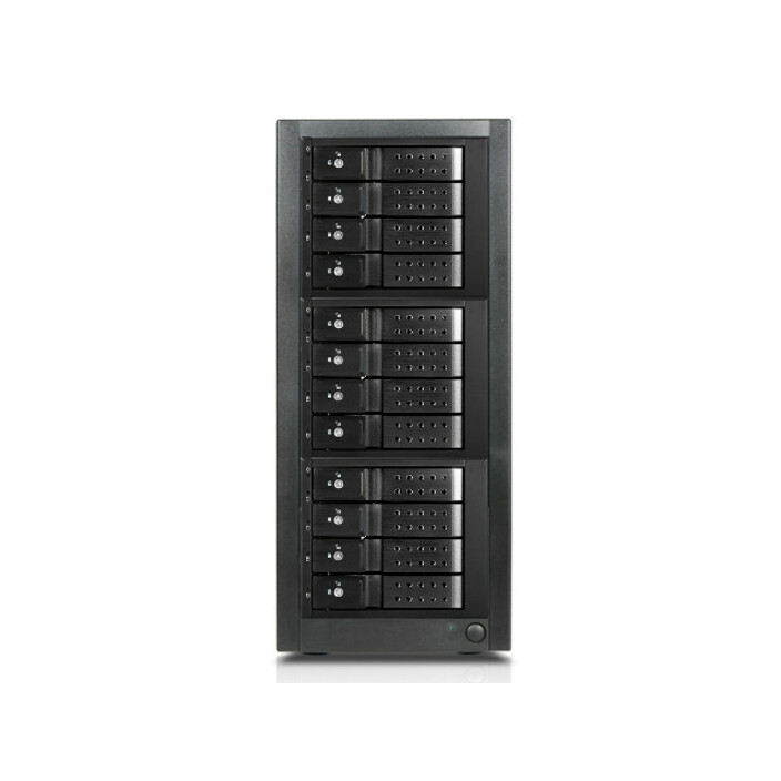 RAIDage JAGE9BT12HDBK-DE Drive Enclosure 12Gb/s SAS, SATA/600 - Mini-SAS HD Host Interface Tower - Black