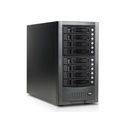 RAIDage JAGE6BT8HDBK Drive Enclosure 12Gb/s SAS, SATA/600 - Mini-SAS HD Host Interface Tower - Black