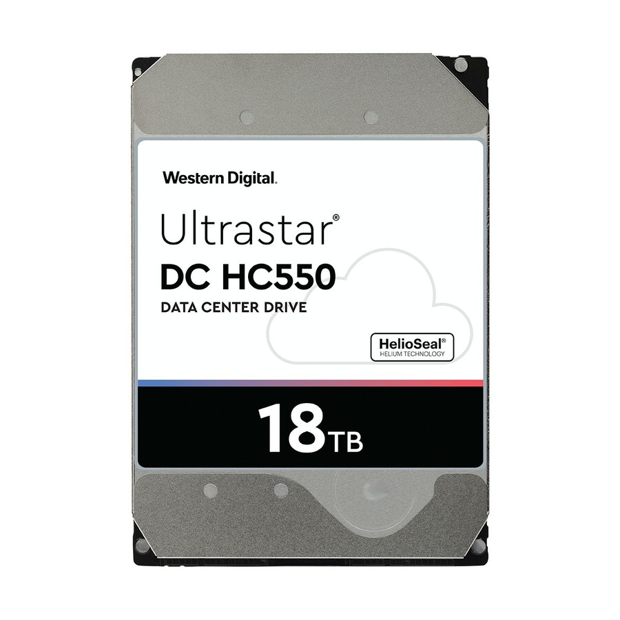Western Digital Ultrastar DC HC550 WUH721818ALE6L1 18 TB Hard Drive - 3.5" Internal - SATA (SATA/600)