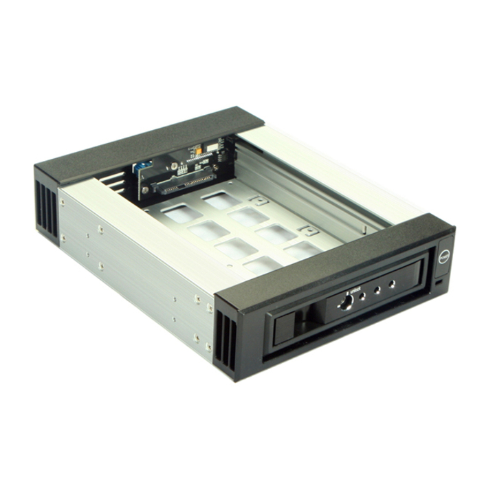 iStarUSA T-7DE-HD Drive Bay Adapter for 5.25" 12Gb/s SAS, SATA/600 Internal - Black