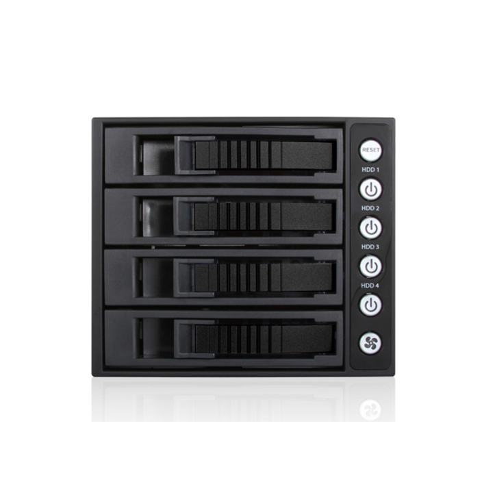 iStarUSA BPU-340MS Drive Enclosure for 5.25" - Mini-SAS Host Interface - Black