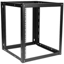 Claytek 12U 800mm Adjustable Wallmount Server Cabinet with 2U Cable Management