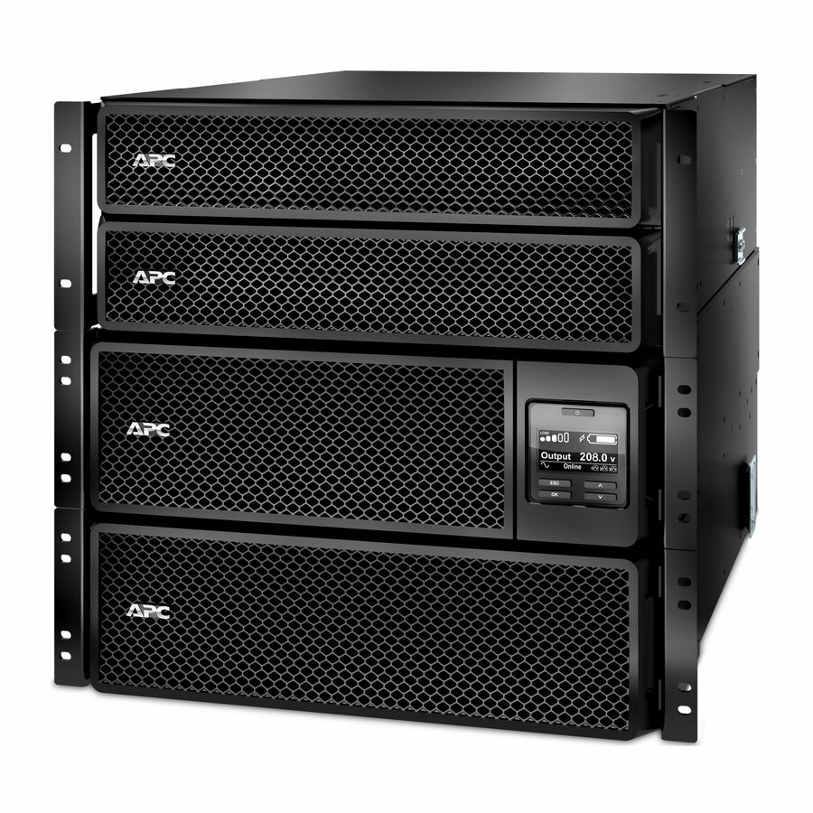 APC Smart-UPS On-Line, 10kVA/10kW,Rackmount 10U, 208V, 2x L5-20R+4x L6-20R+2x L6-30R+2x L14-30R NEMA, NMC,W/ transformer 208V/240V to 120V,W/ rail kit