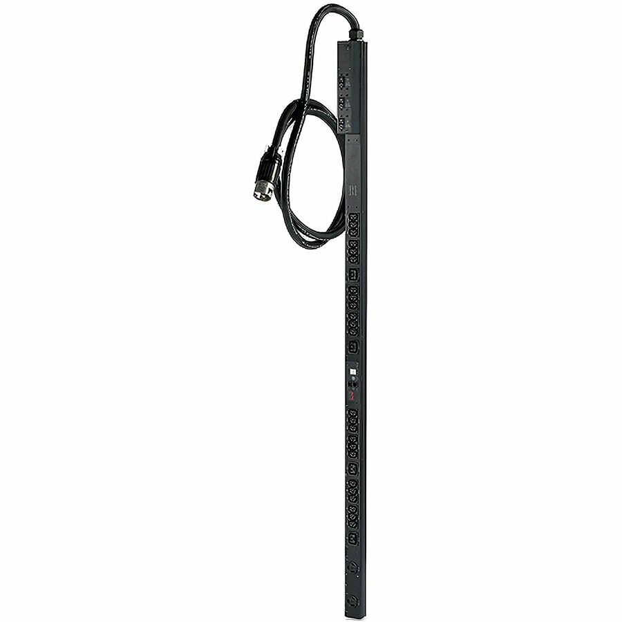 APC NetShelter Metered Rack PDU, 0U, 14.4kW, 208V, 24 C13, 4 C19, 2 NEMA L6-30R outlet, 10 ft cord