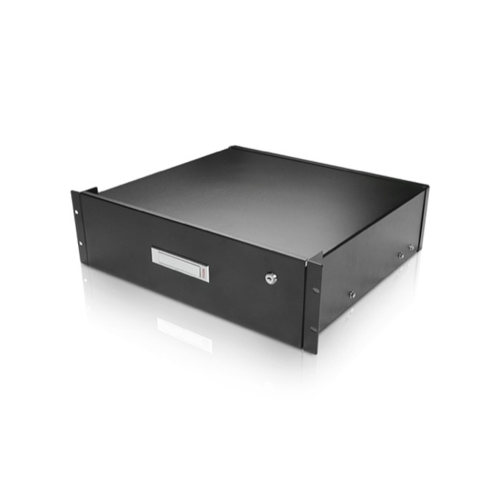 Claytek 3U Sliding Drawer with Key Lock