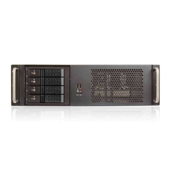 iStarUSA 3U Compact Rackmount Chassis compatible with PS2 Power Supply