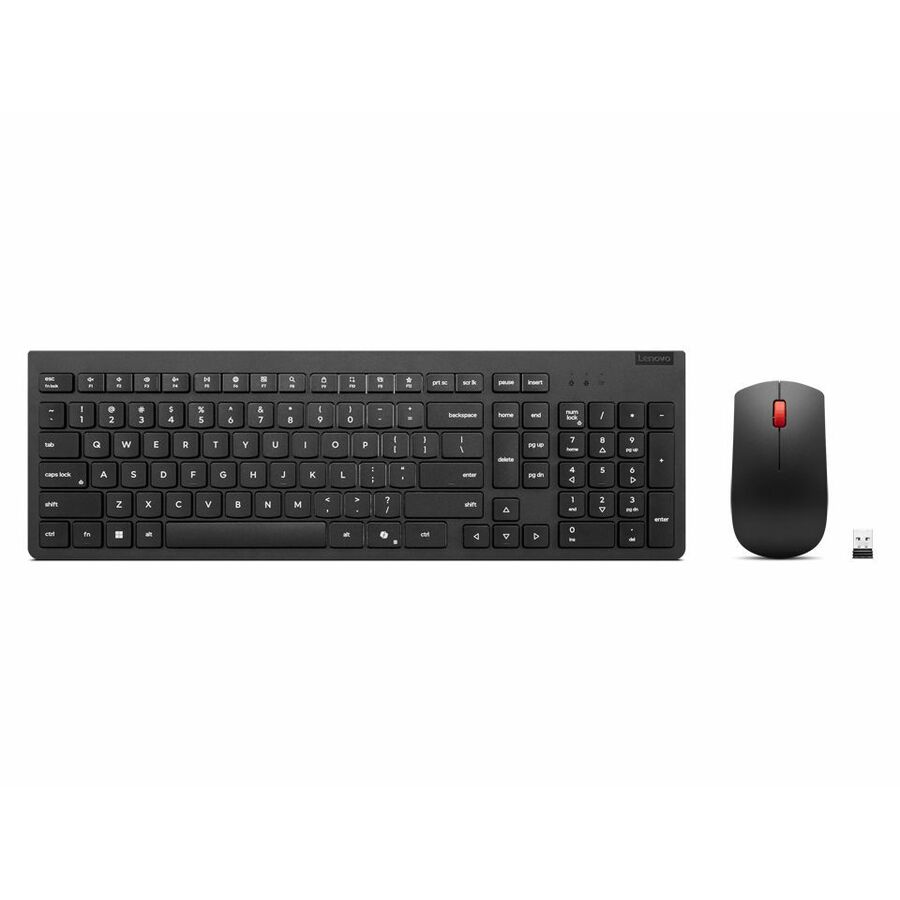Lenovo Essential Wireless Combo Keyboard & Mouse Gen2 Black-French Canadian 058