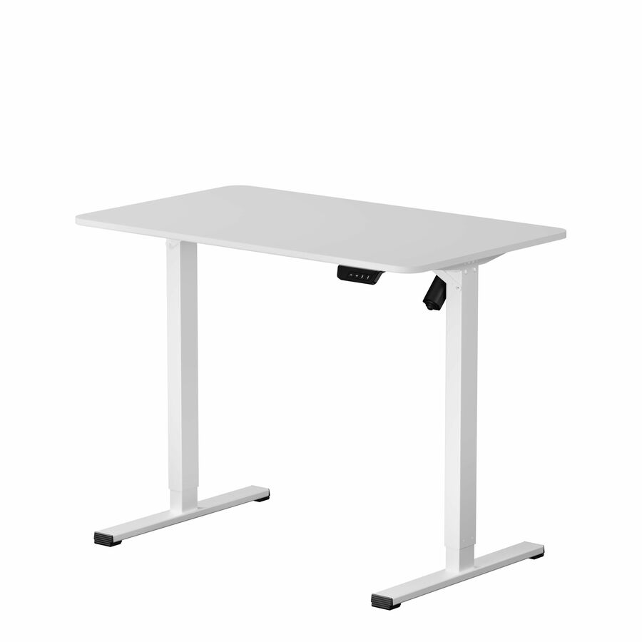 FlexiSpot EC2 40" Wide Electric Rectangular Adjustable Standing Desk, White
