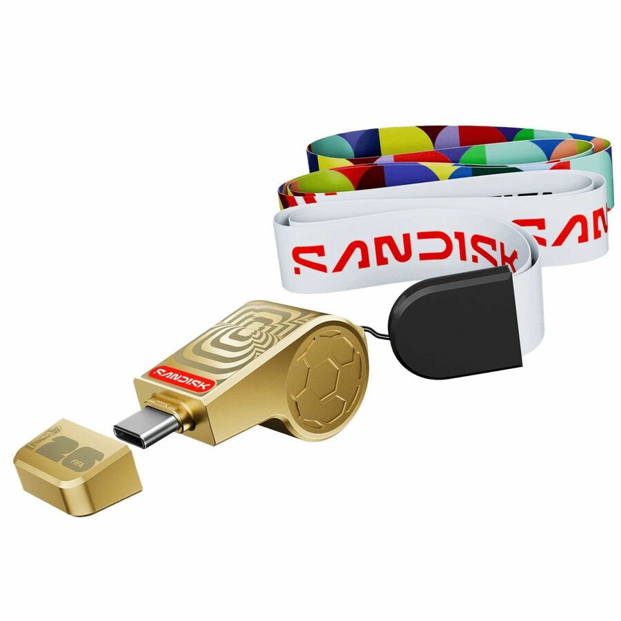 SanDisk USB-C Flash Drive: FIFA World Cup 2026™ - 128GB (Gold Edition)