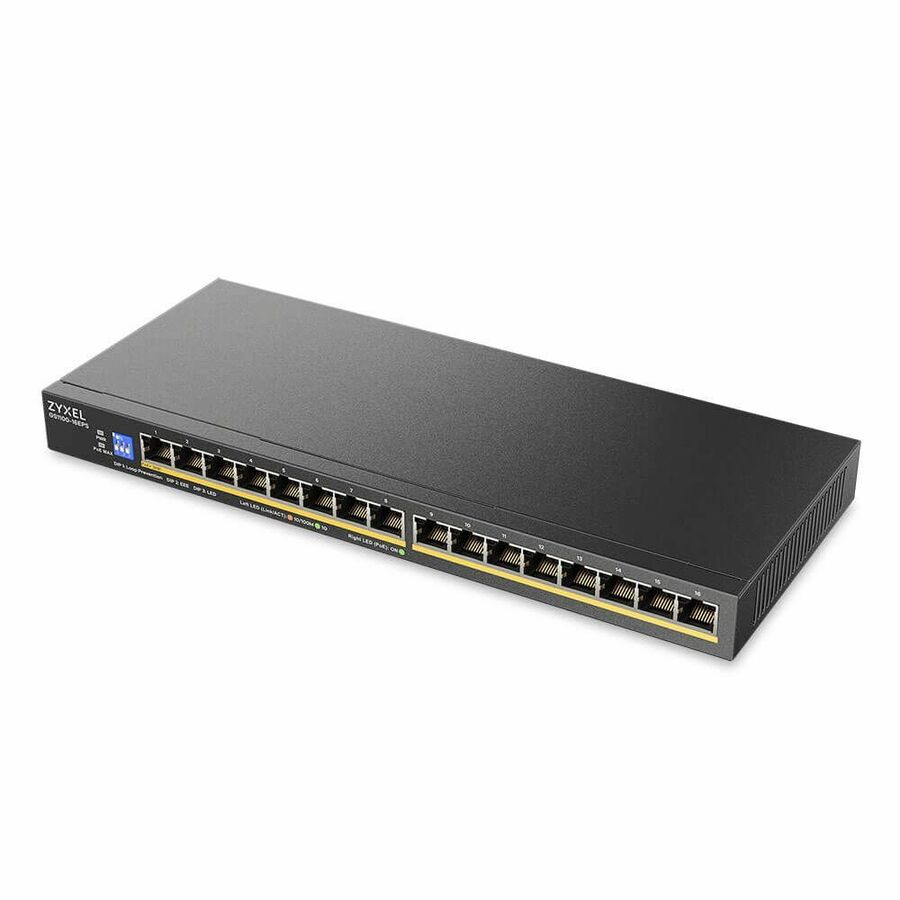ZYXEL 16-port GbE PoE Unmanaged Slim Switch