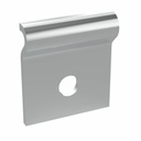 Panduit Wire Basket Vertical Wall Mount Bracket, Zinc