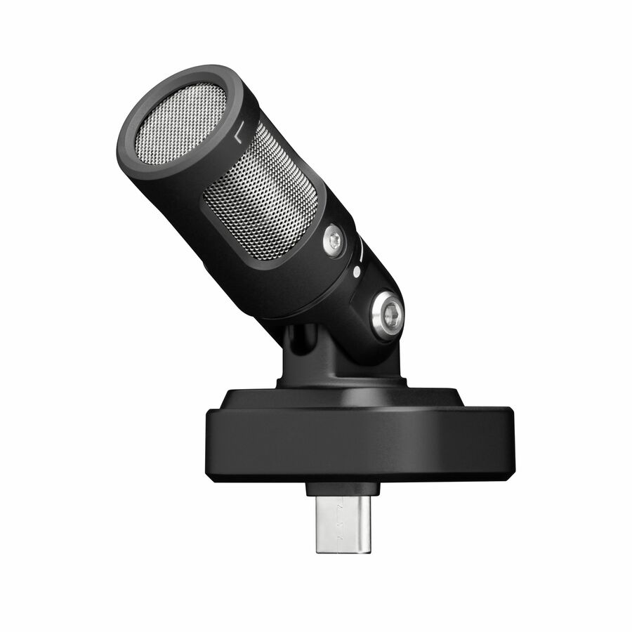 Shure MV88 Plug-in Condenser Microphone for Recording, Professional Audio, Speech, Singing, Interview Room, Music, Video, Vlog, Voice - Black
