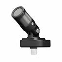 Shure MV88 Plug-in Condenser Microphone for Recording, Professional Audio, Speech, Singing, Interview Room, Music, Video, Vlog, Voice - Black