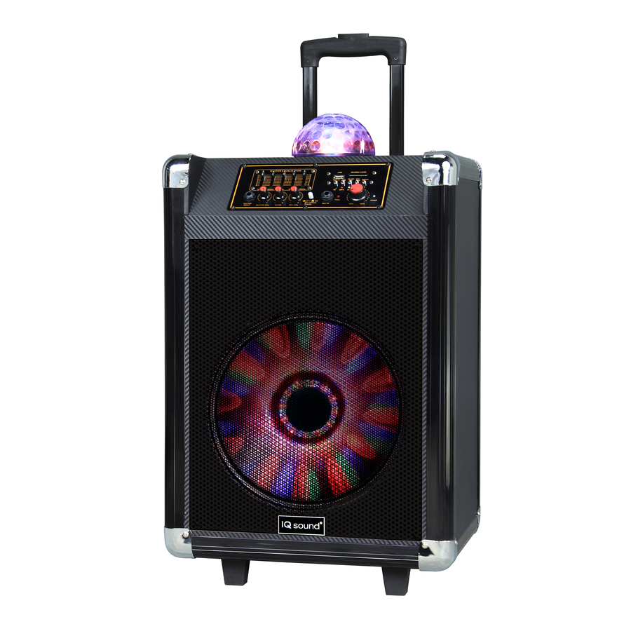Supersonic Portable Bluetooth Speaker System - 30 W RMS - Black