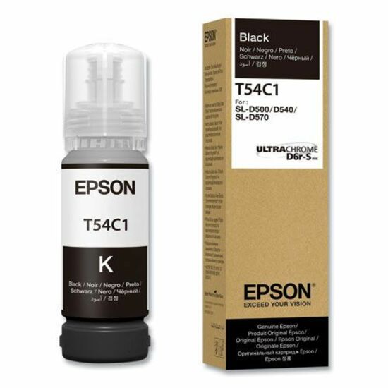 Epson UltraChrome D6r-S T54C Original Inkjet Ink Cartridge - Black - 1 Pack
