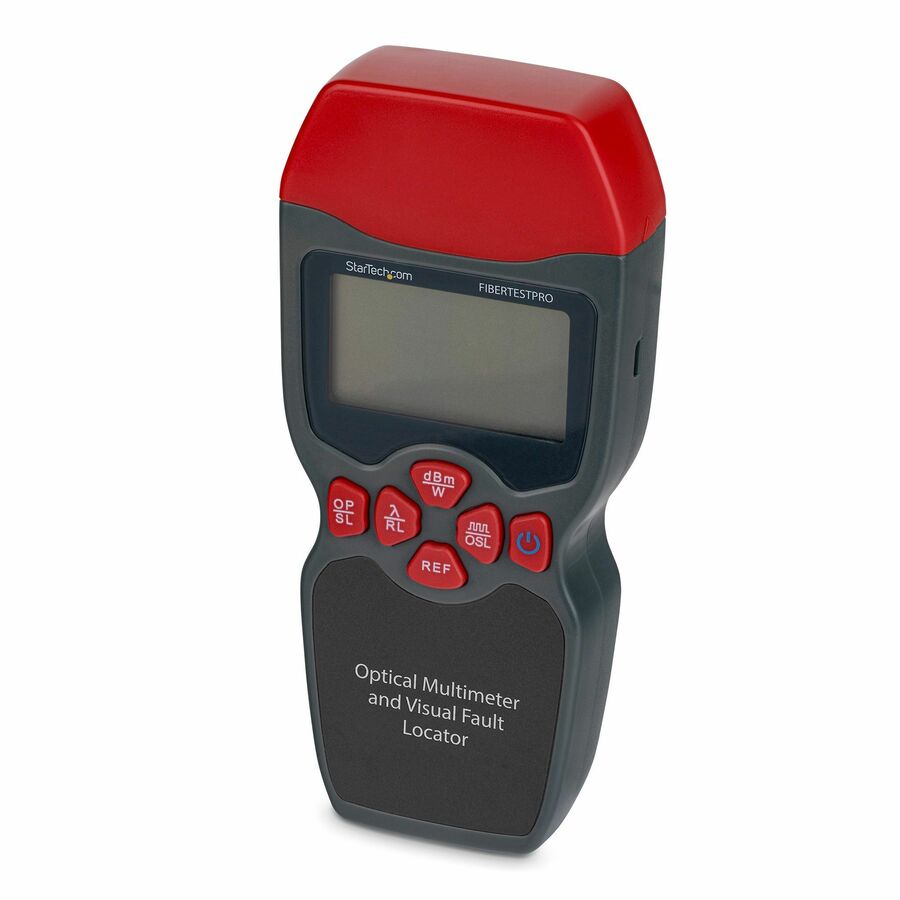 StarTech Fiber Optic Cable Tester, Multi-function Optical Fiber Tester, Light Power Meter, Visual Fault Locator for FC/SC/ST Fiber