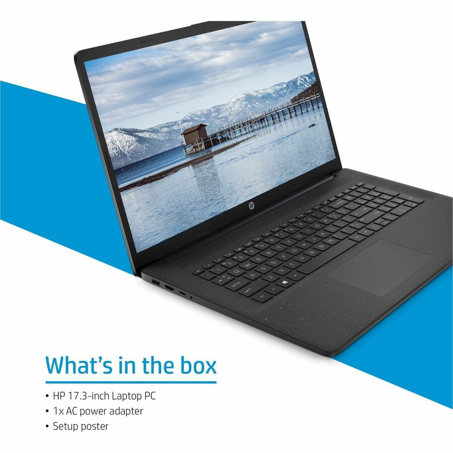 HP 17-cn3000 17t-cn300 17.3" Notebook - HD+ - Intel Core i5 13th Gen i5-1334U - 8 GB - 256 GB SSD - English Keyboard - Natural Silver