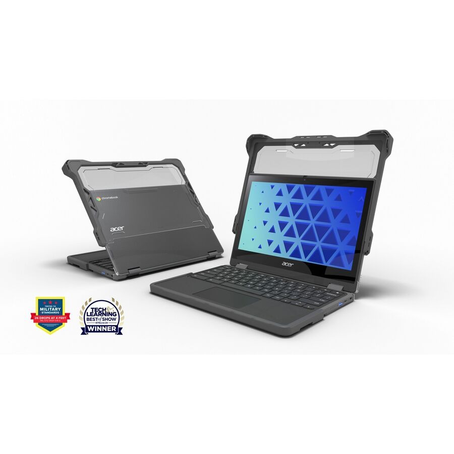 MAXCases Extreme Shell-F2 Chromebook Case for Acer C936/C936T Clamshell Chromebook 14" (Gray)