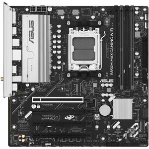 Asus B850M MAX GAMING WIFI Gaming Desktop Motherboard - AMD B850 Chipset - Socket AM5 - Micro ATX