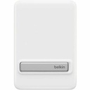 Belkin BoostCharge Slim Magnetic Power Bank 5K with Qi2, White, Kickstand